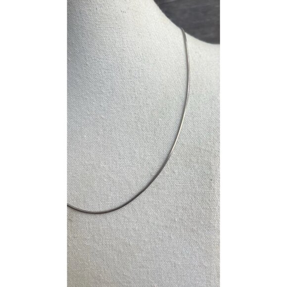 Vintage Milor Italy 925 Sterling Silver Snake Serpentine Chain 18” Necklace - Picture 5 of 12